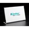 Kinter Clear Plastic Counter Slant Back Sign Holder 5-1/2 in. H X 1-7/16 in. W X 7-1/2 in. L 150802-ACE - alternate 1